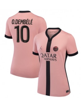 Paris Saint-Germain Ousmane Dembele #10 Ausweichtrikot für Frauen 2024-25 Kurzarm